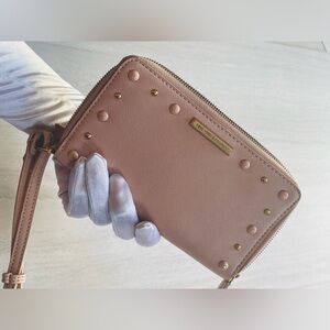 New York & Company Pink Wristlet Wallet Clutch